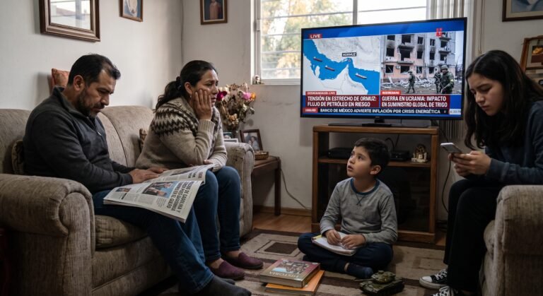 las familias y personas son afectadas tambien por guerras aunque esten lejos